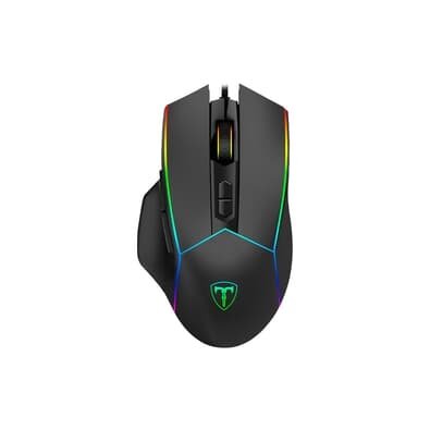 Mouse Gamer T-Dagger Camaro, RGB, Ergonômico, 8000DPI, 1000Hz, USB 2.0, Preto - T-TGM306 V2