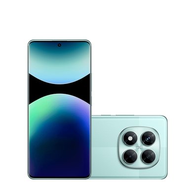 "SmartPhone Xiaomi Redmi Note 14 Pro 5G, 512GB Rom, 12GB RAM, Octa Core, Câmera 200MP, Tela 6,67"""" Amoled, Verde Coral - CX406VRD"