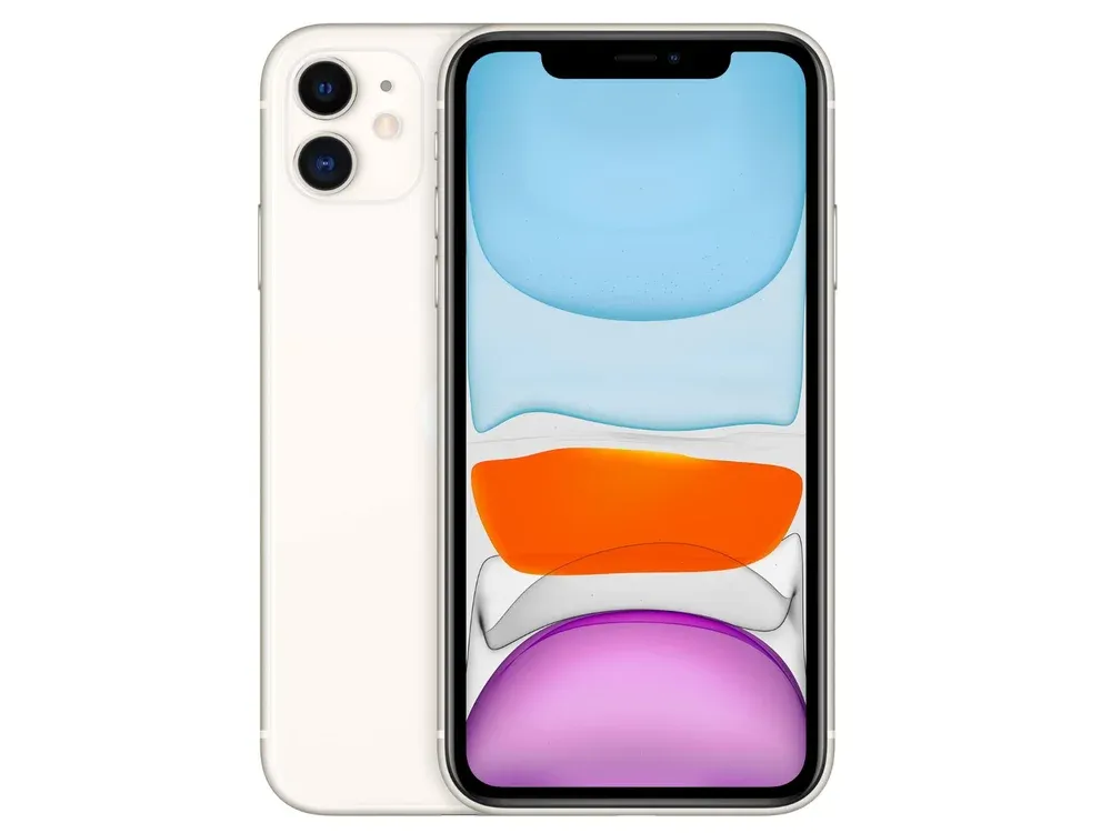 Usado: Iphone 11 64 Gb Branco - Excelente