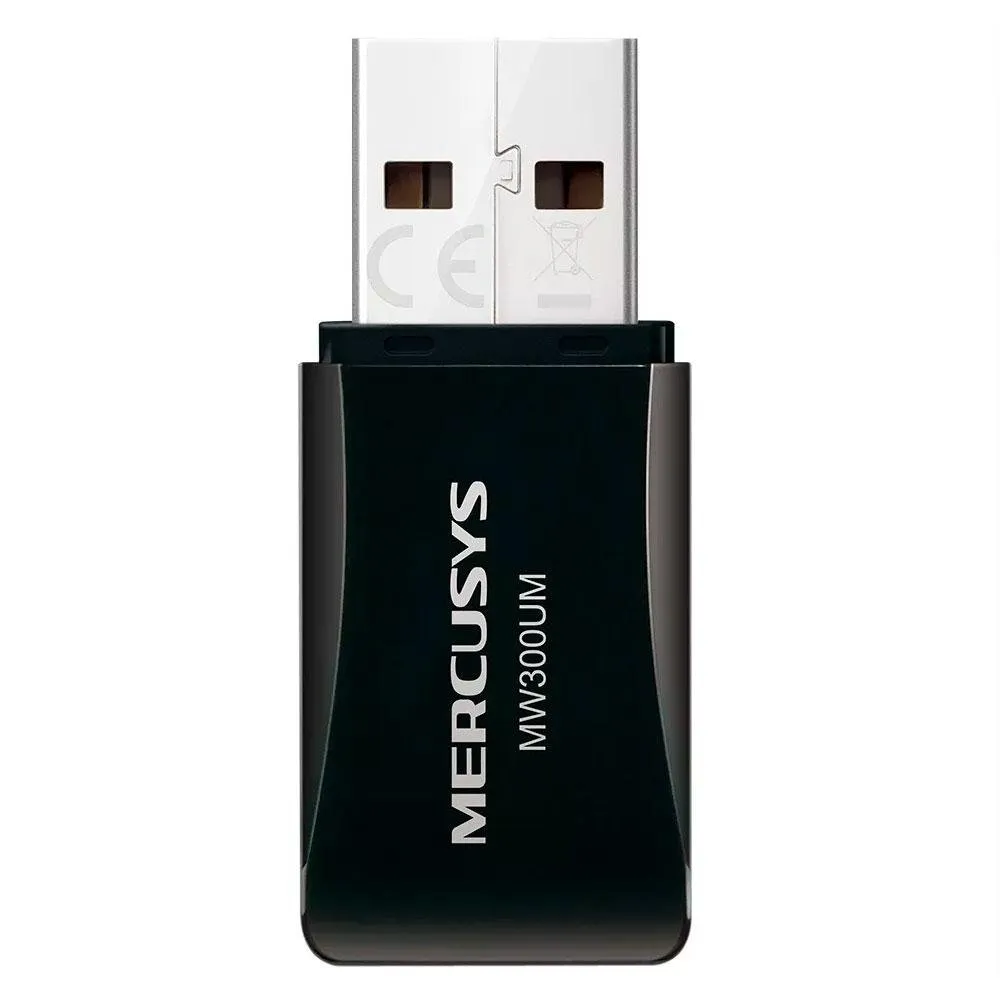 Mini Adaptador Mercusys USB Wireless  MW300UM