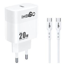 CARREGADOR PD IMENSO COM CABO TIPO-C/TIPO-C IMS-256BC