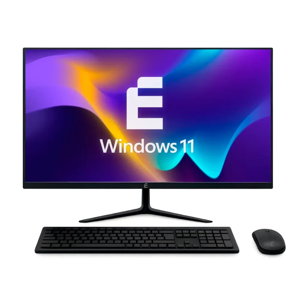 Computador All In One Efacini Intel Core i3 4th 8GB SSD 240GB Monitor 21,5 Preto