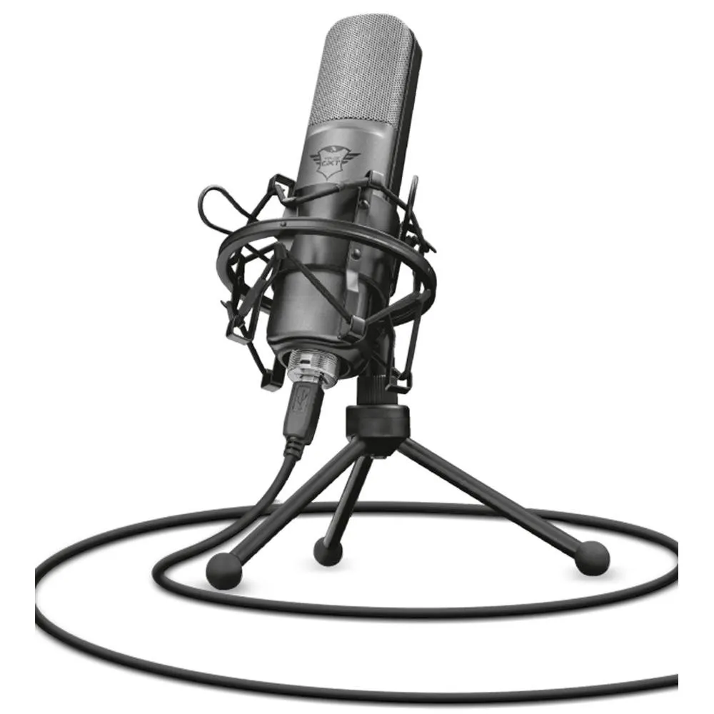Microfone Gamer GXTrust GXT 242 Lance Streaming, Podcast, USB - 22614