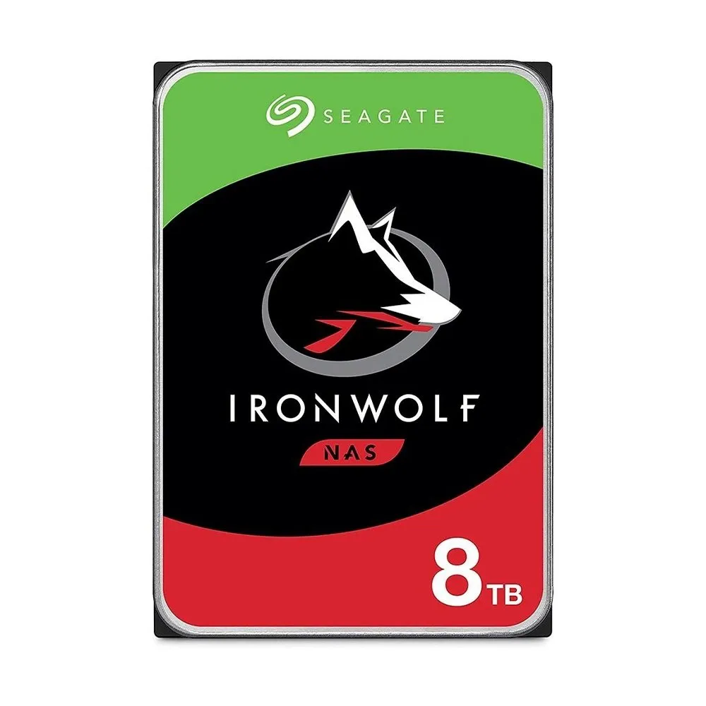 "HD Seagate IronWolf NAS, 8TB, 3.5"", SATA 3, 7200RPM - ST8000VN004"