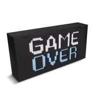 Luminária Gamer Setup Gamer Game Over Com LED Bivolt