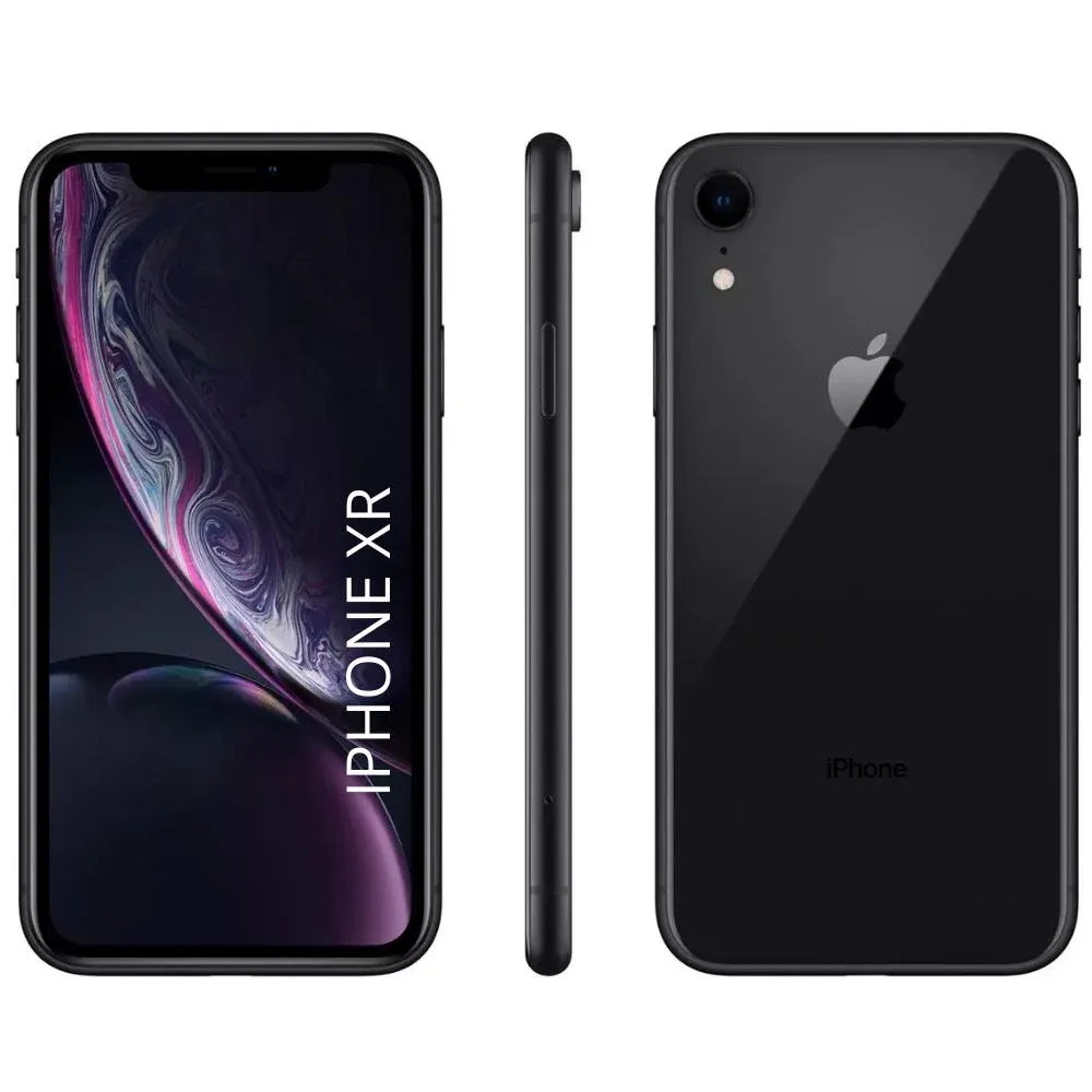 Usado Iphone Xr 64 Gb Preto Muito Bom (Usado -)