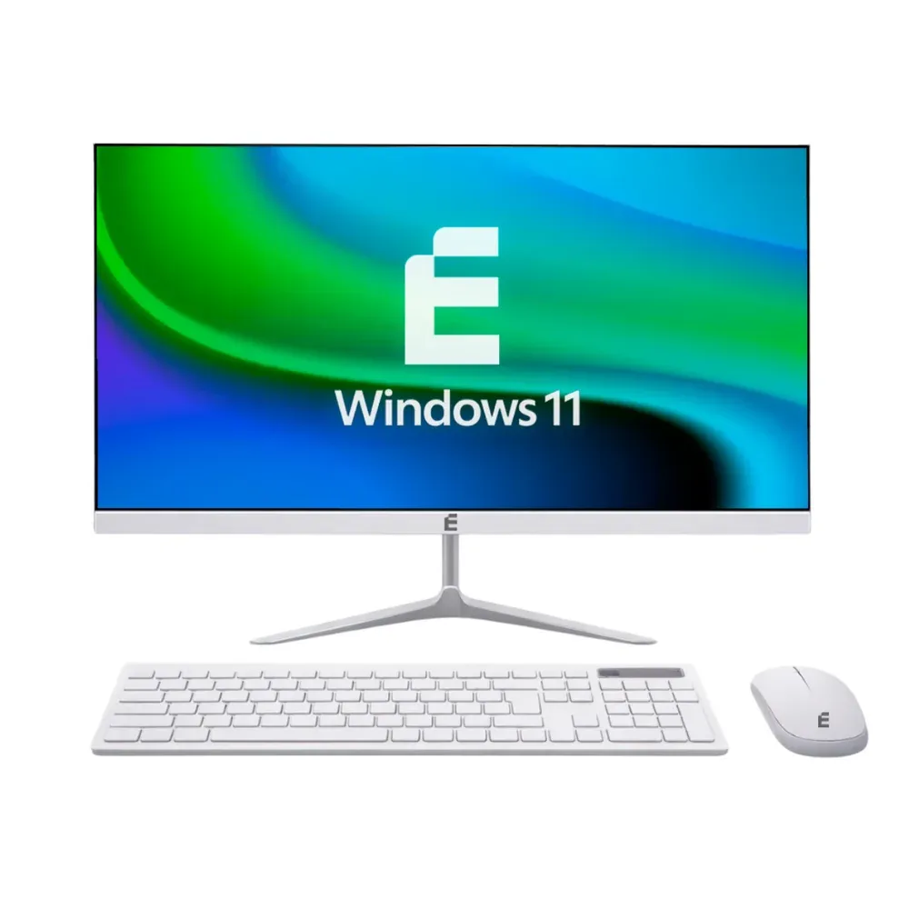 Computador All In One Efacini Intel Core i3 8GB SSD 240GB Monitor 24 Branco