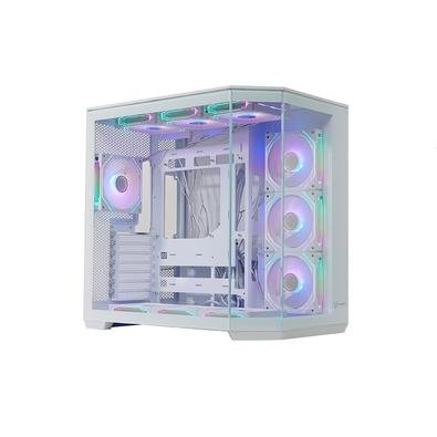 Gabinete Gamer Husky Dome 950, Mid Tower, ARGB, ATX, Lateral e Frontal em Vidro, 10x Cooler Fan ARGB, Branco - HGN950BR