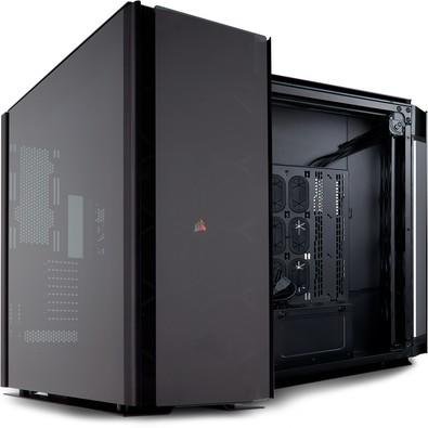 Gabinete Gamer Corsair Obsidian Series 1000D, Super-Tower, RGB, Lateral em Vidro Temperado, Preto, CC-9011148-WW