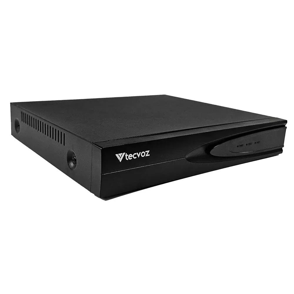 Nvr Tecvoz  Gravador Digital De Video 8 Canais Ip Nvd U5008poe