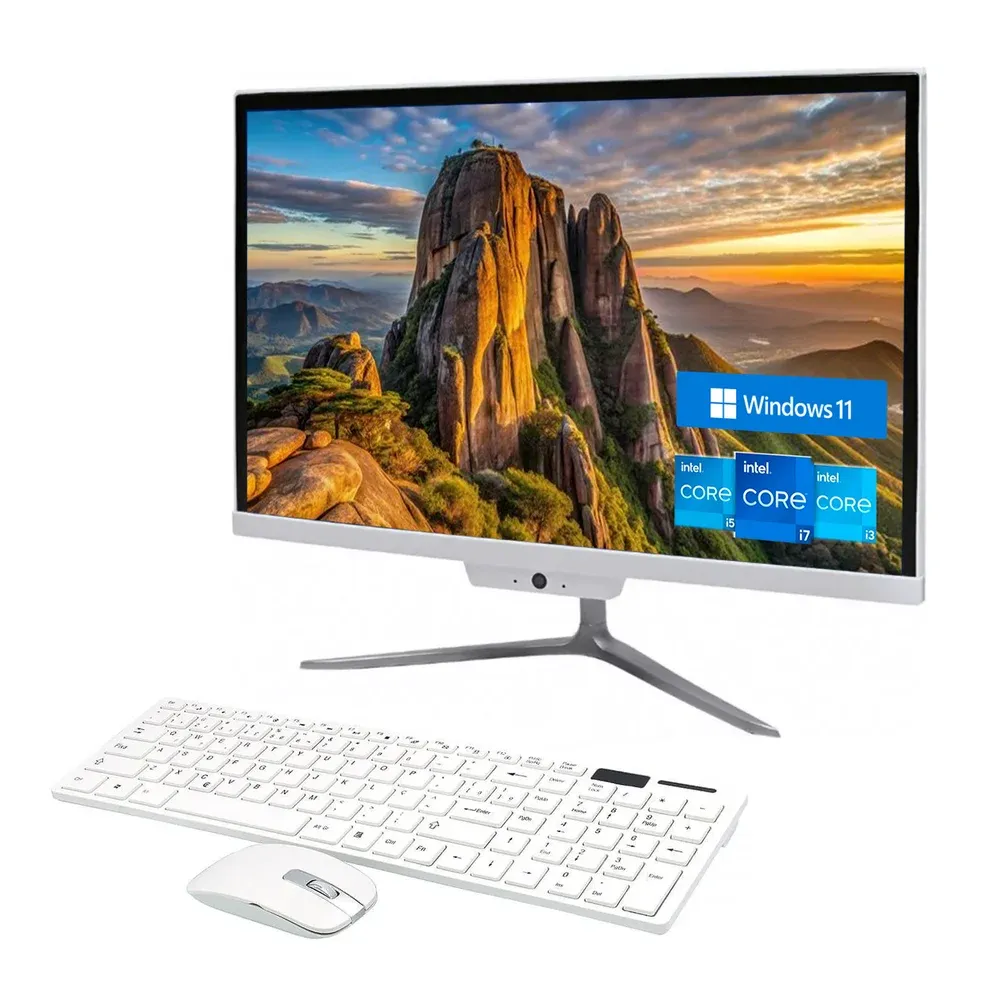 "Computador All In One 21,5"" Intel Core i5 10ª Geração, 16gb Ram, SSD 256gb"