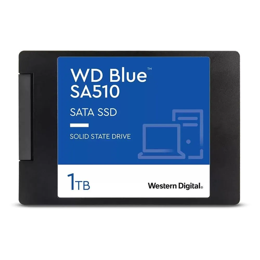 "SSD SanDisk, 1TB, SATA III, 2.5"", Leitura: 560MB/s, Gravação: 520MB/s, Preto - WDS100T3B0A"