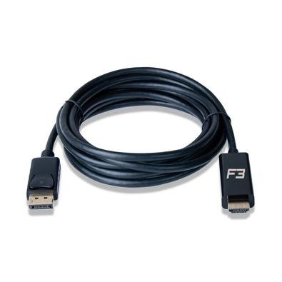 Cabo Adaptador Conversor Displayport para HDMI F3, 1.8 Metros - JC- CB-DMI18