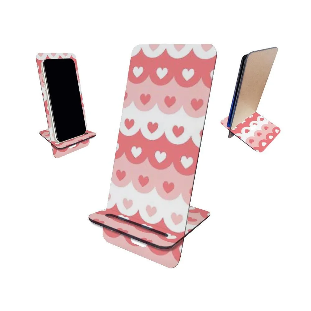 Porta Celular Mdf, Ondas Coração Rosa Lindo
