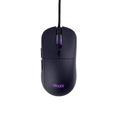 Mouse Gamer DAZZ GMO3000, RGB. 12800 DPI Instant-A825C, 6 Botões, 1000HZ, Preto - 62000181