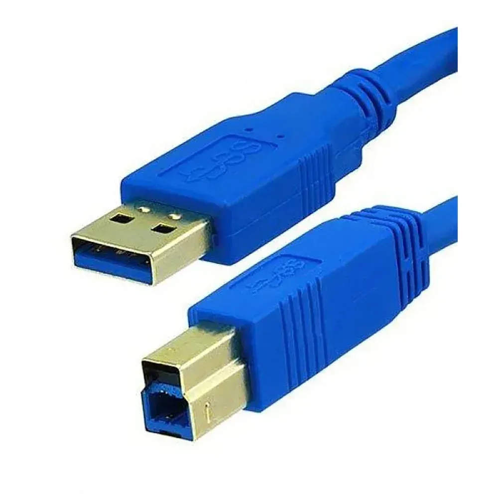 Cabo Usb A B Versão 3.0 Para Impressora Scanner 3 Metros