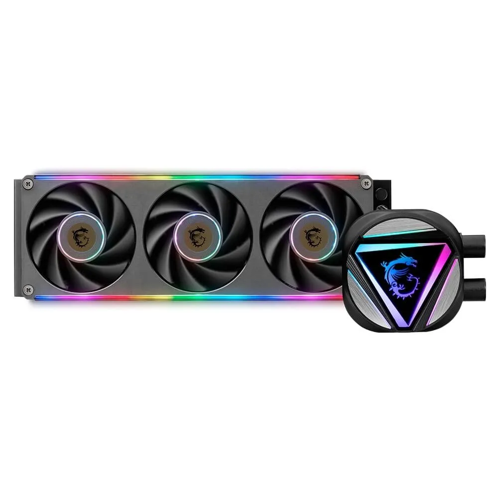 Water Cooler MSI MAG Coreliquid C360 V2, ARGB, 360mm, Intel e AMD, Preto - CLC360V2