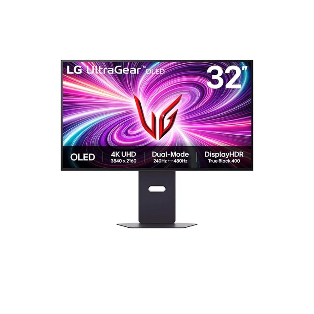 "Monitor Gamer LG UltraGear OLED 32"", 4K, 480Hz, 0.03ms, FreeSync Premium Pro, G-Sync, HDR400, Som Integrado - 32GS95UV"
