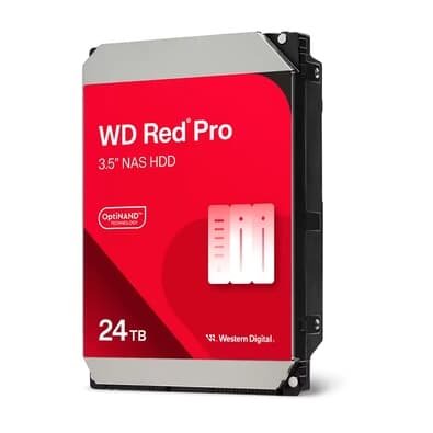 "HD Interno WD Red Pro NAS 24TB, 3.5"", 7200RPM, 512MB Cache, SATA - WD240KFGX"