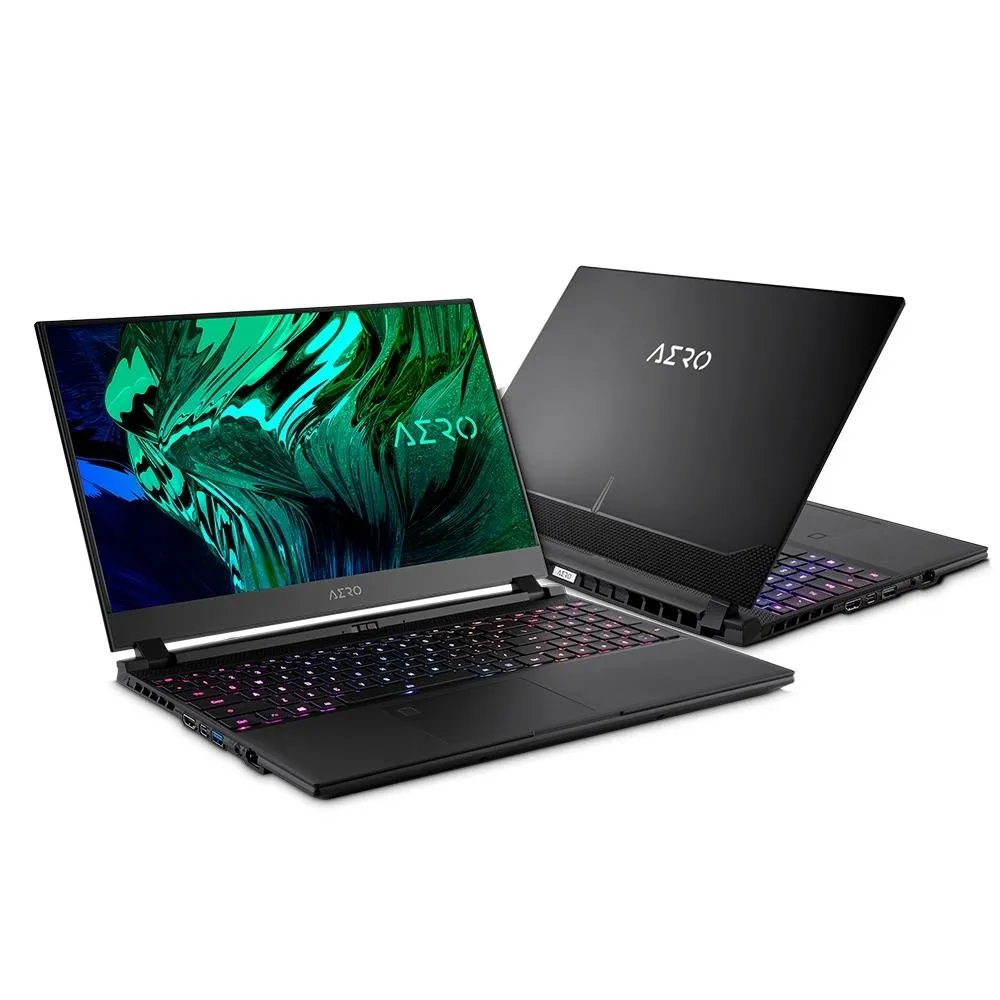 "Notebook Gigabyte AERO 15 OLED, NVIDIA Studio, Intel Core i7-11800H, 16GB RAM, RTX 3060, SSD 512GB, 15.6"" 4K, Win10 Pro - KD-72BR623SP"