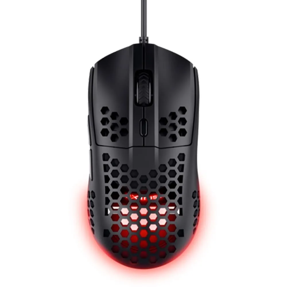 Mouse Gamer GXTrust 928 Helox Ultraleve, RGB, 6 Botões, 6400 DPI, USB, Preto - 25306