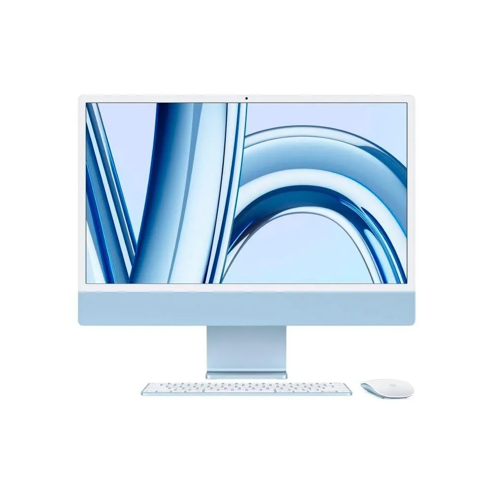 "iMac Apple Tela Retina 24"" 4.5K, Chip M3, CPU 8 Núcleos GPU 10 Núcleos, SSD 1TB, Azul - Z19K"