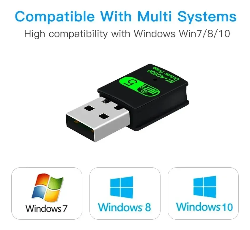 Adaptador Wifi E Bluetooth Usb Para WINDOWS