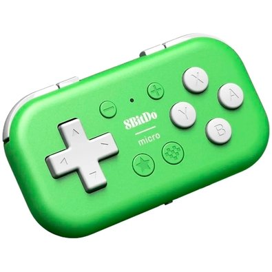 Controle Bluetooth 8BitDo, Micro Gamepad (Verde) - 80EL01
