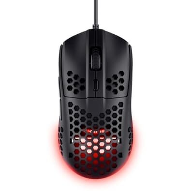 Mouse Gamer GXTrust 928 Helox Ultraleve, RGB, 6 Botões, 6400 DPI, USB, Preto - 25306