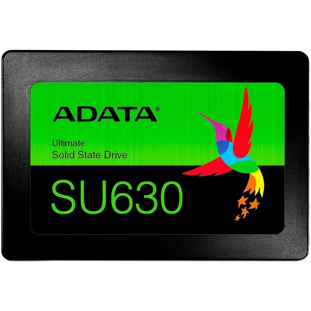 SSD Adata SU630, SATA, 480GB, Leitura: 520MB/s, Gravação: 450MB/s, Preto - ASU630SS-480GQ-R