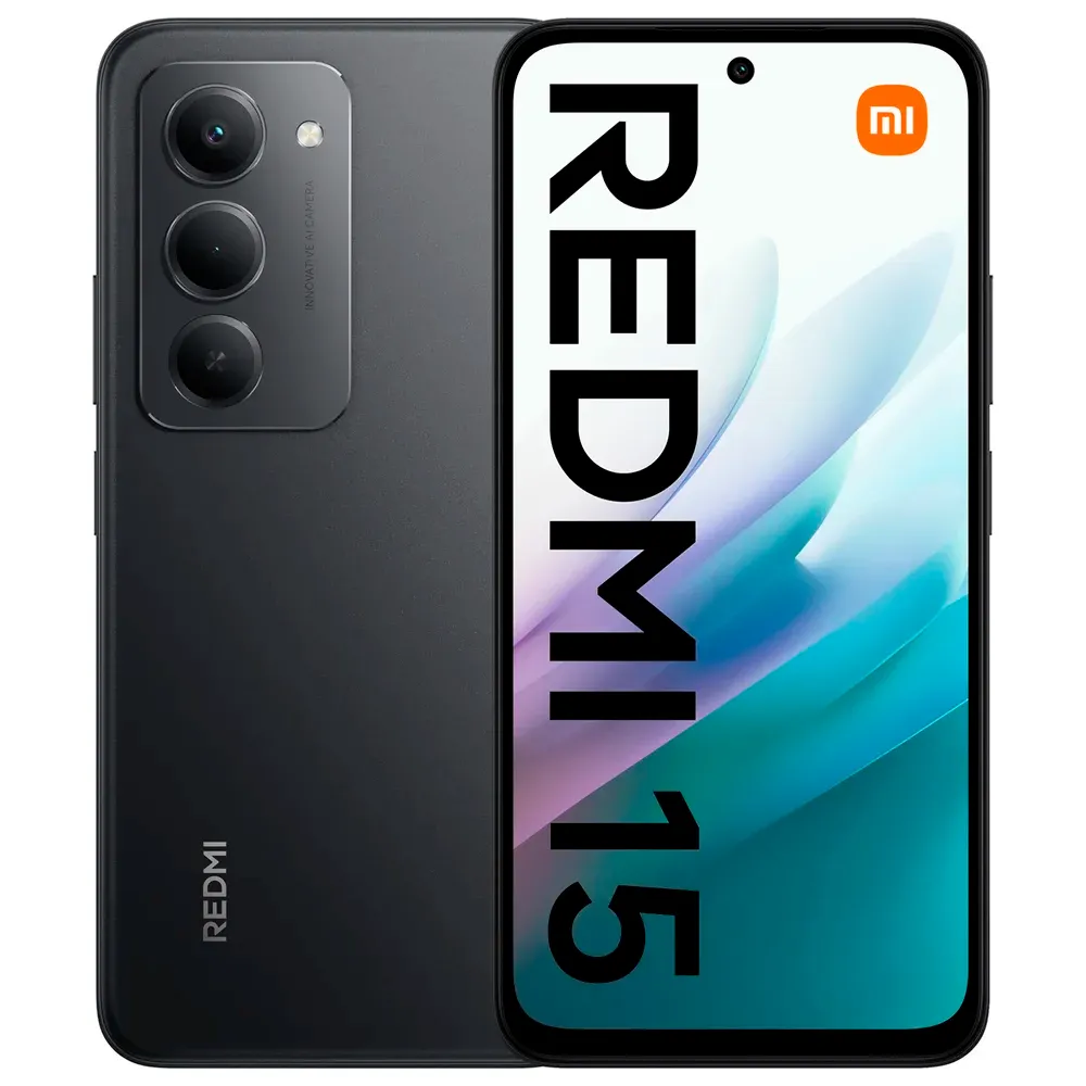 "Celular Xiaomi Redmi 15 Dual Sim De 256gb 8GB Ram De 6.9"" 50mp 8mp - Midnight Black"