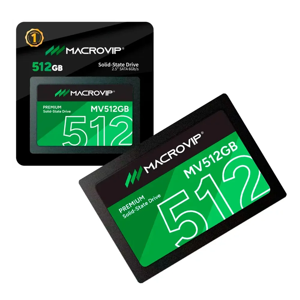 SSD  512gb 2.5 Sata 3 520mb/s Leit - 450mb/s Grav Mv512gb Macrovip