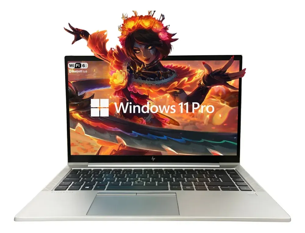 Usado - Notebook Usado Hp 845 G8 Ryzen 3 5450u Pro SSD 256gb 8GB Video Vega 6 Biometria WINDOWS 11 Pro