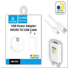 CARREGADOR LEHMOX V8 LE-404