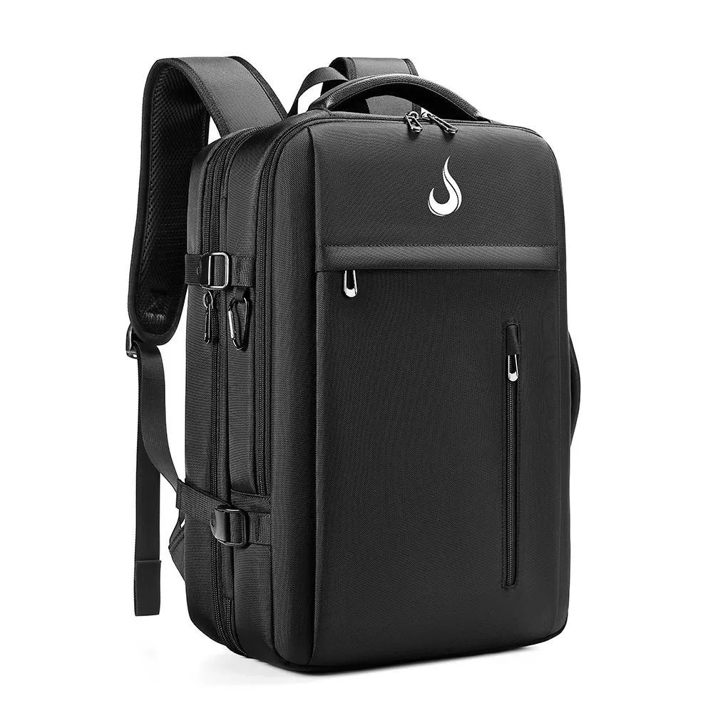 "Mochila Gamer Rise Mode para Notebook até 15.6"", Expansível, Style 03 Backpack, Preto - RM-BP-ST-03-B"
