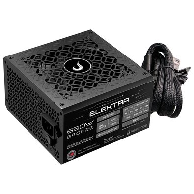 Fonte Gamer Rise Mode Elektra, 650W, Bronze, PFC Ativo, Preto - RM-PSU-ELK-650-B