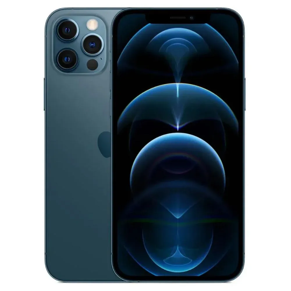 Usado: Iphone 12 Pro, 128GB, Azul - Muito Bom