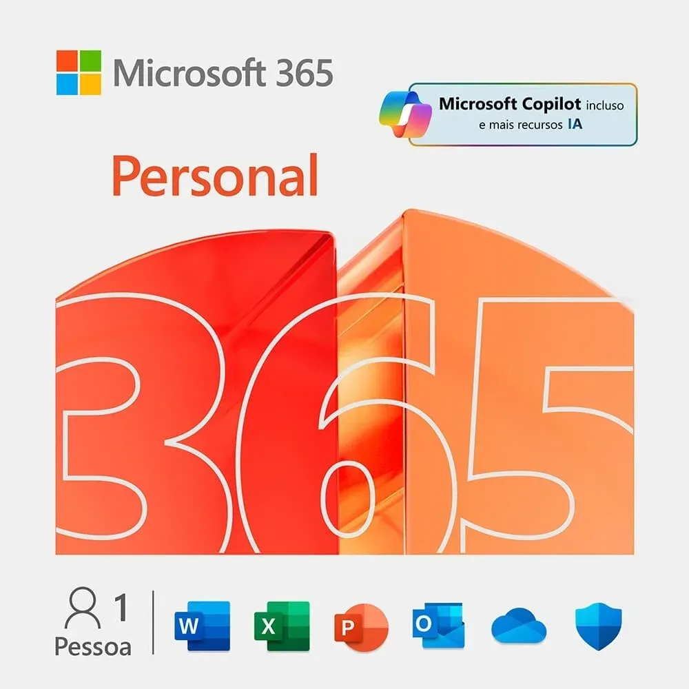Microsoft 365 Personal QQ2-00008 - Cartão de Ativação