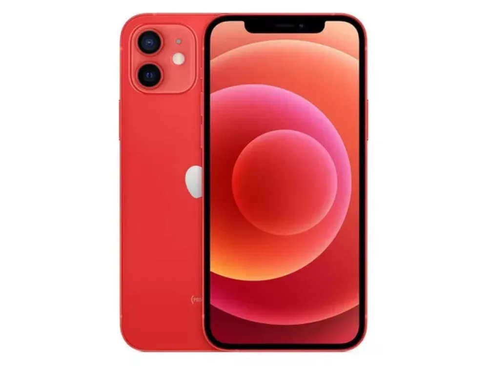 Usado: Iphone 12 128 Gb Vermelho - Excelente