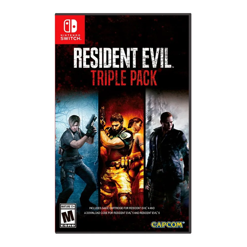 Jogo Resident Evil Triple Pack, para Nintendo Switch - CP000034NSW