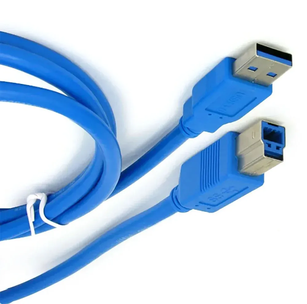 Cabo Usb Para Impressora Scanner 3.0 Usb A X Usb B 2 Metros