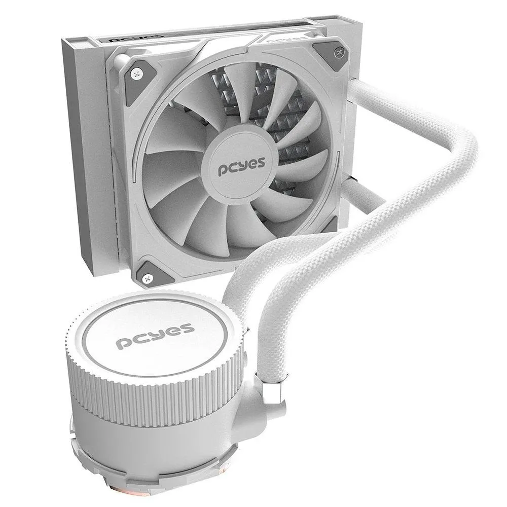Water Cooler PCYes Sangue Frio 3, 120mm, AMD/Intel, Branco - WCSF3120WGBR