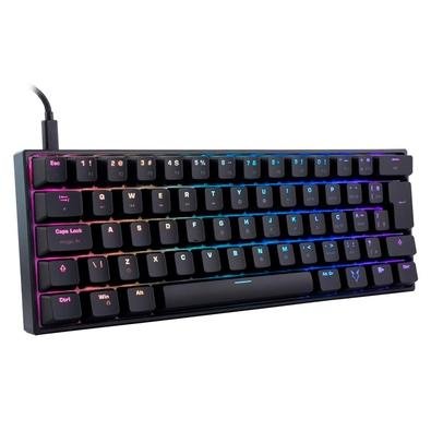 Teclado Mecânico Gamer Husky Blizzard, 60%, RGB, Switch Gateron Brown, ABNT2, Preto - HTG001PTMA