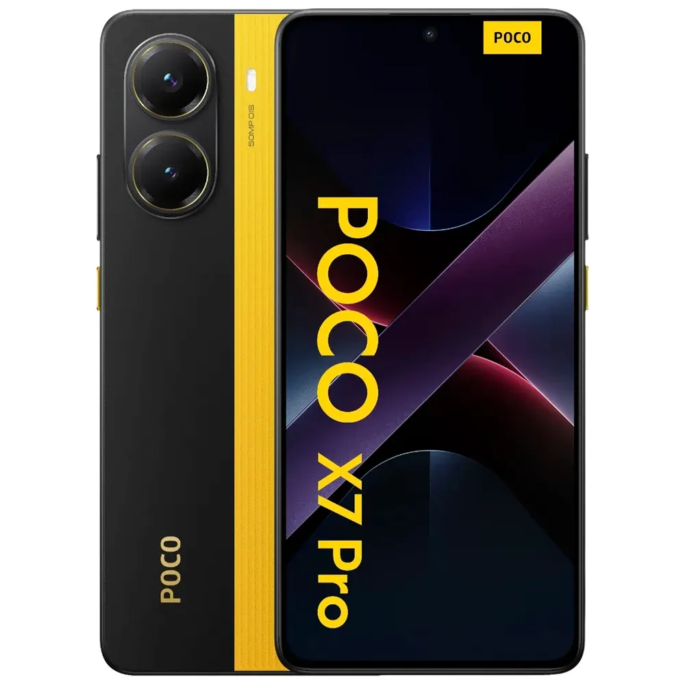 "Smartphone Xiaomi Poco X7 Pro 5g Global 256gb 8GB Ram Dual Sim Tela 6.67"" - Amarelo"