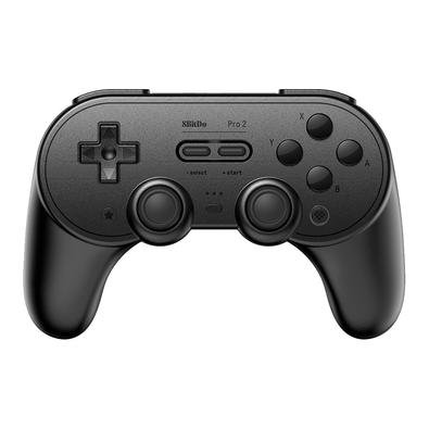 Controle Sem Fio 8BitDo Pro 2 Hall Edition, Bluetooth, Preto - 80GJ03