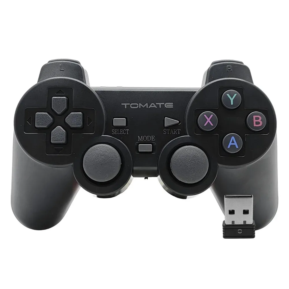 Controle Sem Fio Para PC Usb 2.4g Com Joystick Analógico Gamer