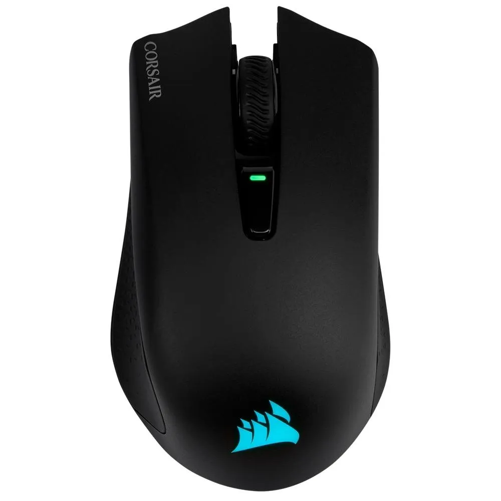 Mouse Gamer Corsair Harpoon Wireless, RGB, 6 Botões, 10000DPI, Preto - CH-9311011-NA