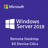 50 Device CAL RDS 2019 Microsoft – Licenças de Acesso Remoto para Windows Server 2019