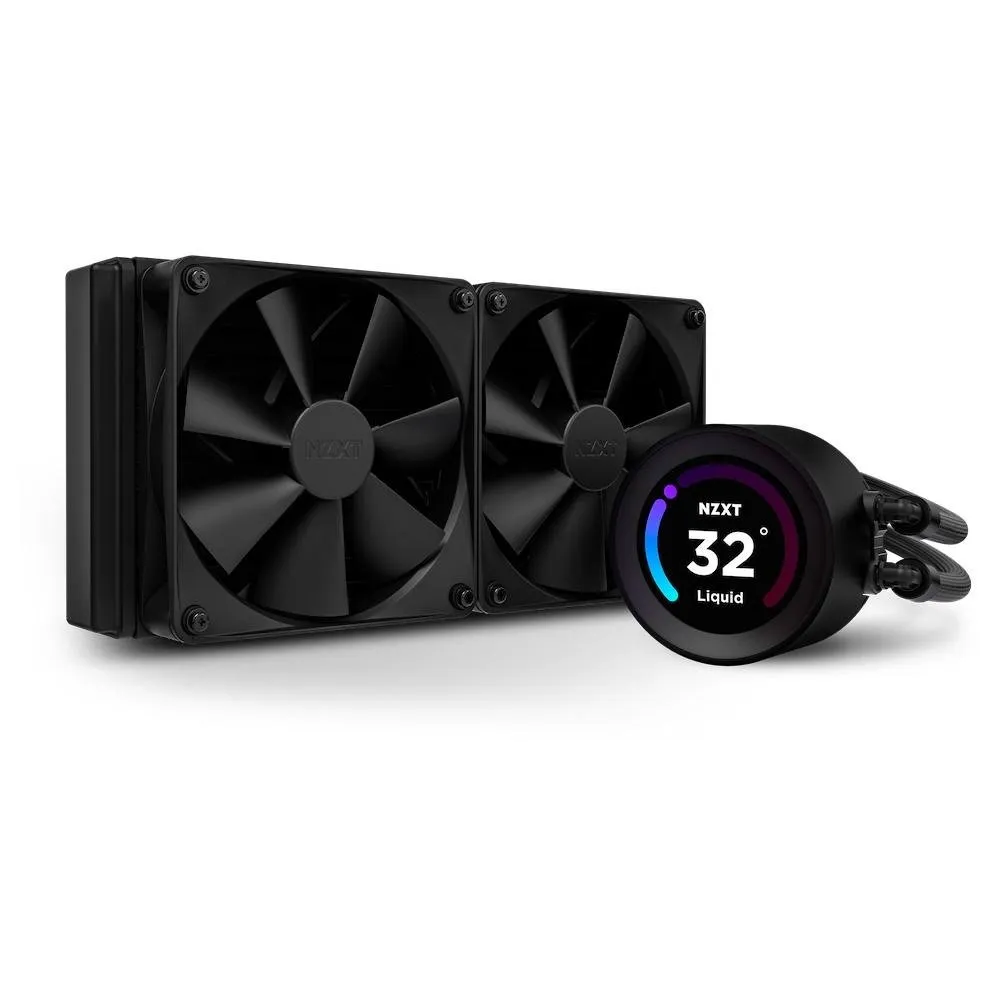 Water Cooler NZXT Kraken Elite 240, 240mm, AMD/Intel, Preto - RL-KN24E-B1