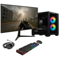 "PC Gamer Completo Bluepc Frag, Amd Ryzen 5 7500f Am5, Radeon Rx 6600 8GB, B650, 16gb Ddr5, SSD 512gb Nvme, Monitor 23"" 75hz, Kit Gamer - Pgbp-fra221"